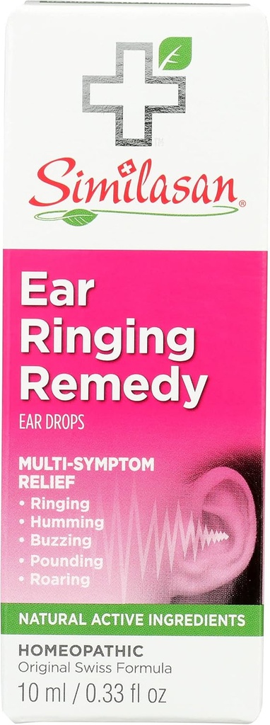 Similasan אוזניים Ringing Remedy אוזניים טיפות, טבעי, 0.33 Fluid Ounce