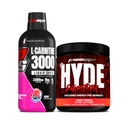 PROSUPPS L-Carnitine 3000 Stimulant Free Shots (Berry) ו- Mr. Hyde Signature Series Pre-Workout Energy אבקת שתייה (Fruit Punch) Bundle