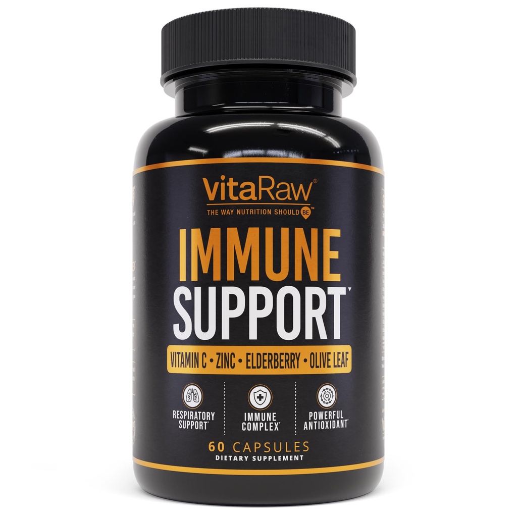 Immune תומך ויטמינים - Elderberry עם Zinc, ויטמין C ו Garlic למבוגרים - Sambucus Black Elderberry קפסולות & Echinacea Immunity חידוש מורכב