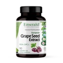 EMERALD LABS European Grape Seed Extract - Antioxidant & Immune Supports Healthy Blood Flow - 90 קפסולות ירקות (90 ימים אספקה)
