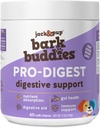 ג'ק & Pup Probiotic Chews לכלבים - כלב פרוביוטי צ'יפס קטן ובינוני - Pro-Digest Bark Buddies (עד 40 lbs) Puppy Probiotic Dog Chews, Pet Probiotics for Dogs - Probiotics for Puppies (60ct)