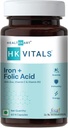 ברזל + Folic Acid תוסף, עם Zinc, ויטמין C & ויטמין B12, תומך בניין הדם, חסינות ואנרגיה, 60 טבליות חומצה פולית ברזל