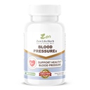ZEN Life HerB Blood Pressurex - Heart Health Blood Pressure Support Add-Support Blood Pressure & Healthy Circularity באופן טבעי ג'ינסנג פלוס בלגן 100% תוסף מבוסס צמחי טהור (60 קפסולות)
