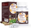 Gut Health ניקוי Detox קפסולות - Intestinal ניקויer עם Wormwood, Black Walnut, Garlic Bulb, Clove תמיכה מערכת ניקוי וחשיפה לנשים וגברים, 30 Caps Caps
