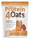 PEScience חלבונים4Oats, אבקת חלבון כדי להפוך טטטינג מדהים חלבון Oatmeal, עם Whey ו Casein, Gluten Free, Peanut Butter ודבש, 12 משרתים