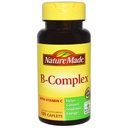 הטבע עשה B-Complex עם ויטמין C Caplets, 100 הרוזן (Pack of 3)