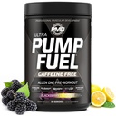 PMD ספורט משאבת דלק Ultra Caffeine חינם - Premium Pre Workout אבקת ושומן, מוקד גדול יותר, אנדורנס & Recovery, Premium Creatine, Arginine & Beta Alanine - BlackBerry Lemonade (30 משרתים)