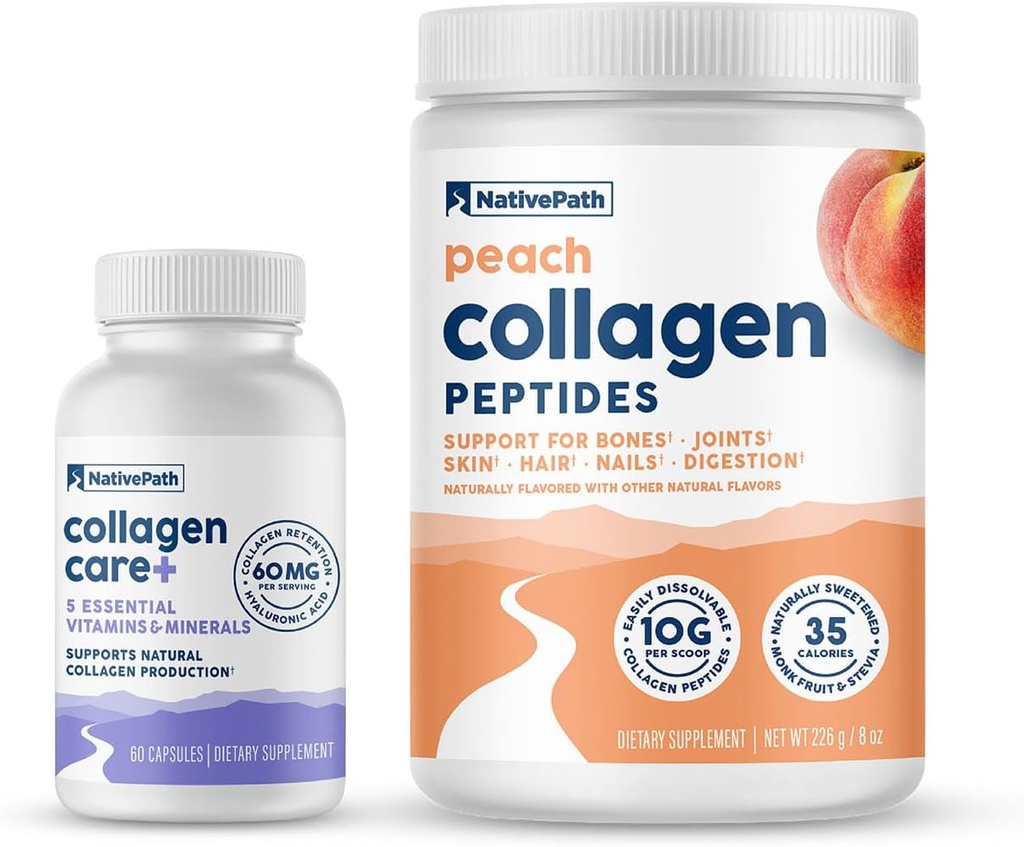 NativePath Collagen Duos - Peach Collagen Care+