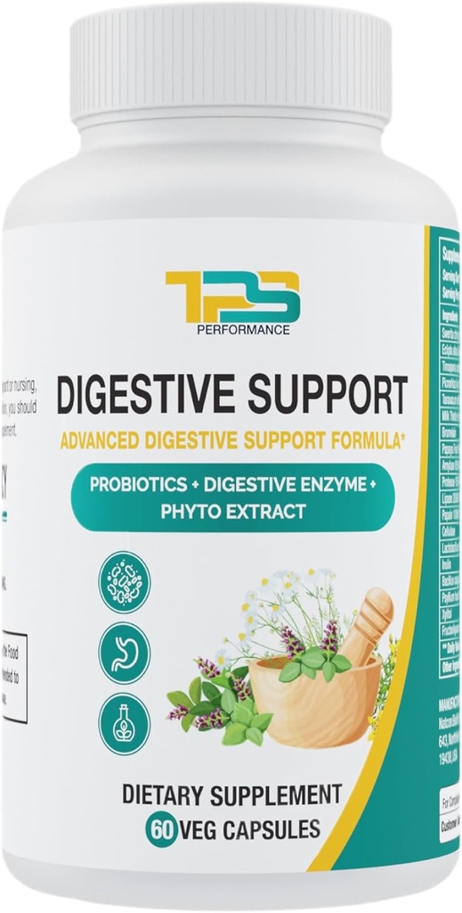 קפסולות תמיכה מזיקות | Advance Digestive Supports Formula with Probiotics, Digestive Enzyme and Phyto Extract