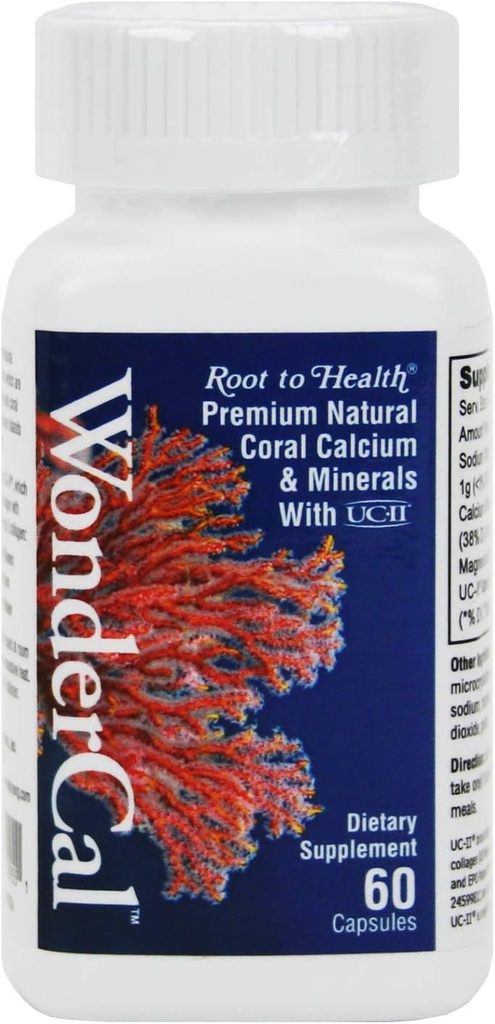 Hsu's גינזנג SKU 2955 | WonderCal, 60 Count | Coral Calcium Supplement
