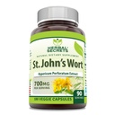 Herbal Secrets St. John's Wort 700 Mg | תוספי קפסולות צמחוניות | Non-GMO | Gluten-Free | Made in USA (1 Pack | 180 Count)