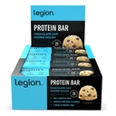 לגיון שוקולד צ'יפ Cookie Dough חלבון Bars Low Sugar חלבון גבוה עם Prebiotic סיבים - Soy-Free, Gluten Free, באופן טבעי משולם, שומן נמוך, בר חלבונים גבוה (12 Count)