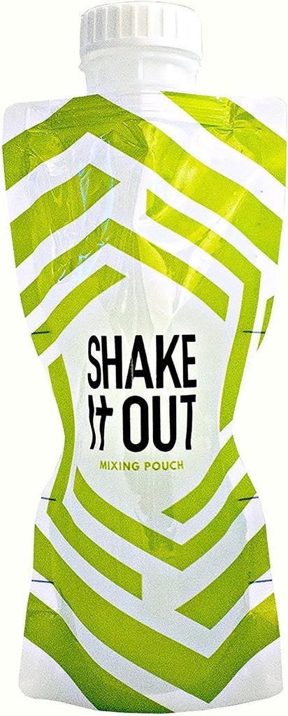 בקבוק Shaker אפשרי עבור שקיות חלבון, תוספים - 12 Ounce Reusable, Recyclable, Travel Bottle