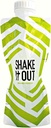 בקבוק Shaker אפשרי עבור שקיות חלבון, תוספים - 12 Ounce Reusable, Recyclable, Travel Bottle