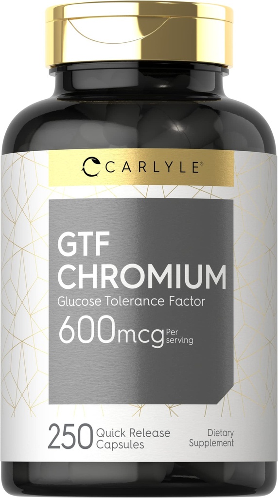 קרליל GTF Chromium 600 mcg | 250 קפסולות