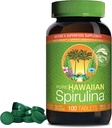 Nutrex הוואי, Pure הוואי Spirulina 500 מ"ג, טבעוני, תומך מערכת החיסון, הלב, תאים ואנרגיה, 100 טבליות