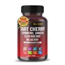 Tart Cherry Turmeric ג'ינג'ר Sting Ashwagandha Elderberry Bilberry Black Pepper -150 קפסולות מיוצרות בארה"ב