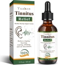 Yuaben Tinnitus הקלה לרינג אוזניים, אוזניים טיפות עבור Clogged אוזנייםs & אוזן טבעת הקלה, רכיבים טבעיים