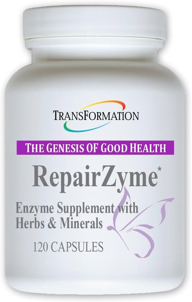TRANSATION GENESIS of GOOD HEALTH FixZyme High-Potency Digestive Enzyme בלגן תוסף טבעי עם חומרי גלם צמחיים ומינרלים חיוניים ל- Gut, Digest & Total Wellness, 120 קפסולת