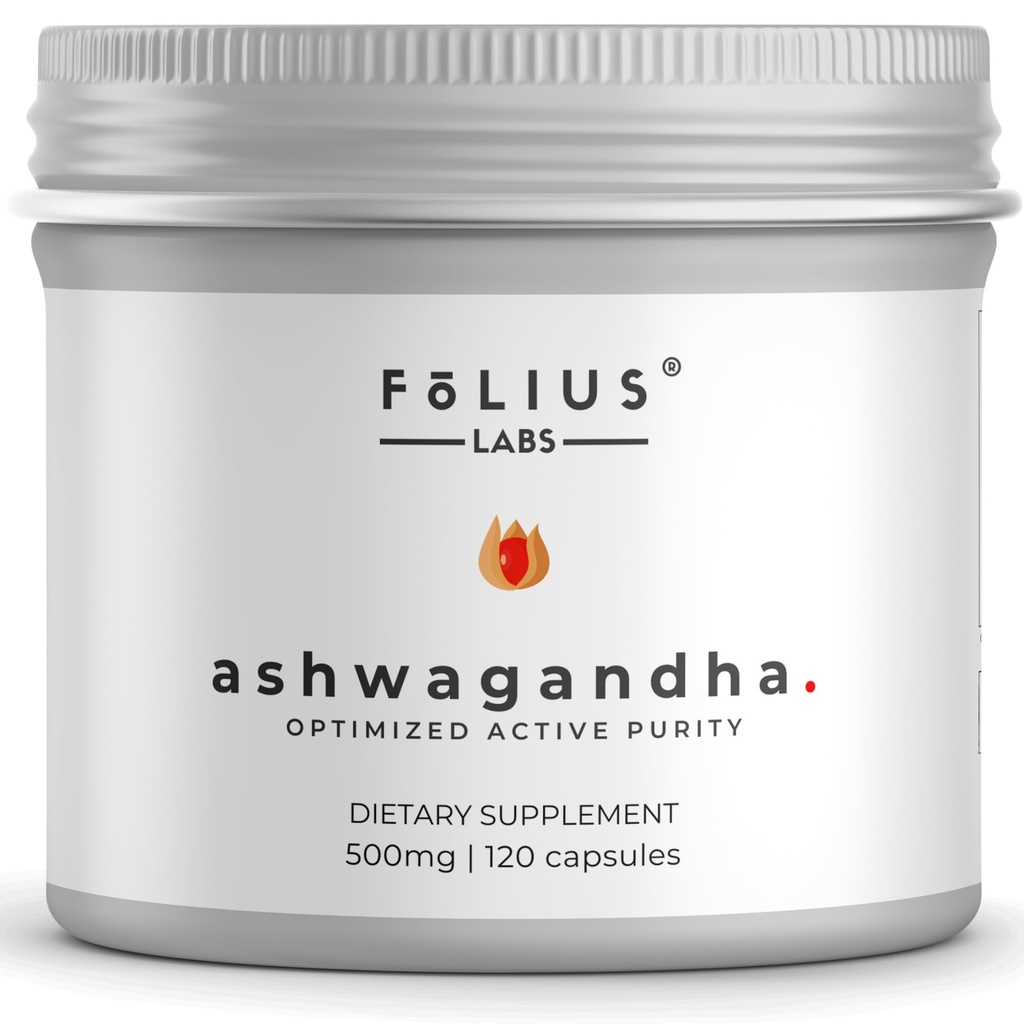 Ashwagandha 7.5% Herbal Energy Support 500 מ"ג - תמיכה בלחץ, תמיכה טבעית Mood - Full Spectrum Ashwagandha Root Extracts