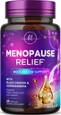 תוספי Menopause לנשים עם Black Cohosh - Natural, Mild Hot Flash, Night Sweats & הורמון תמיכה, Menopause הקלה עם Dong Quai, אנרגיה & Balance, Non-GMO & Gluten חינם - 60 קפסולות