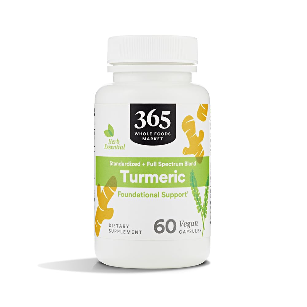 365 על ידי Whole Foods Market, Turmeric, 60 Count