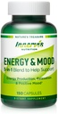 אנרגיה & Mood תוסף - Boost Energy & הקטנת Fatigue, תמיכה מרגיעה - 150 קפסולות - Non-GMO, צד שלישי נבדק - תזונה פנימית