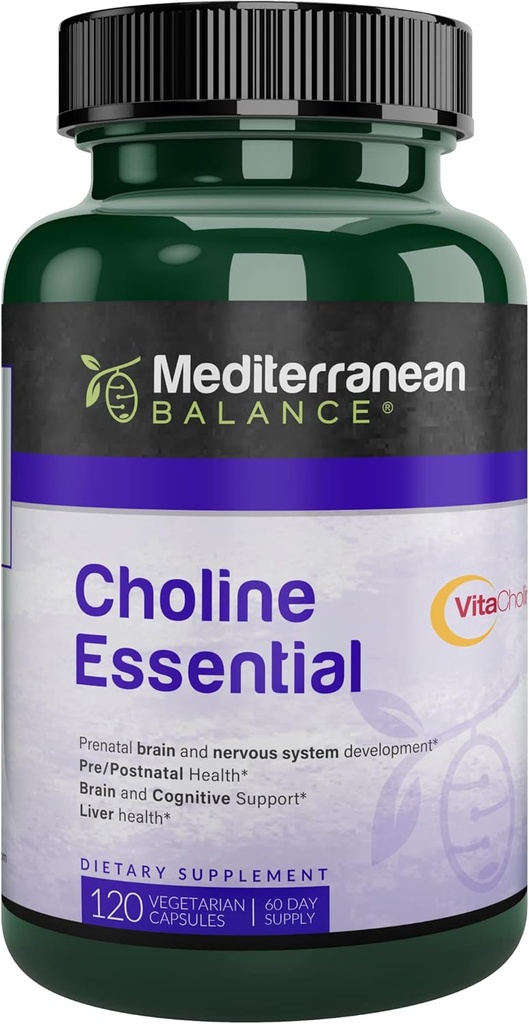 Choline, Prenatal Brain ו ויטמין תמיכה קוגניטיבית, כשר, צמחוני, תוסף Choline עבור נשים בהריון וסיעוד, 550 מ"ג של Choline לכל משרת, 60 יום אספקה