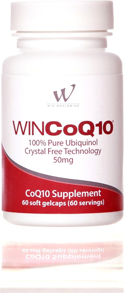 Win CoQ10 Pure Ubiquinol 50 Mg, 60 משרתים