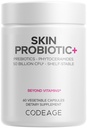 Codeage Skin Probiotics + Prebiotics - תוסף Skin Care Routine - 50 מיליארד CFU - Ayurvedic Botanical Herbs - Face Probiotics - Shelf Stable ניקויser, Non-GMO, טבעוני - 60 קפסולות