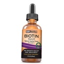 SBR Nutrition biotin נוזל טיפות, 5000mcg לכל משרת 105 1.0Fl.oz (30 מ"ל) Vanilla