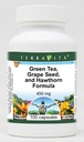 תמיכה בלחץ דם גבוה - תה ירוק, Grape Seed and Holhorn - 450 מ"ג (100 קפסולות, ZIN: 517080)
