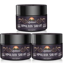 A Joblanco 600 מ"ג טבעי ההימלאיה אורגני Shilajit Resin - ההימלאיה Gold Shilajit Resin עם תערובת Ayurvedic בפוטנציה גבוהה של אנרגיה, כוח ותחמושת, אריזה של 3