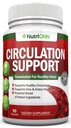 Blood Circulation Support - All Herbal Supplement for Healthy Blood Flow, Arteries & Veins - מקדם נוחות - עם הותורן, Niacin, L-Arginine, Butcher's Broom, קייאן פפר, סוס צ'יסטוז