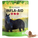 Silver Lining Herbs Infla-Aid for Horses - Natural Anti Inflammatory תוסף עבור Inflammation הקלה - תמיכה התאוששות, נוחות וניידות בשרירים, Tendons & Joints - 1 lb Bag (60 משרתים)