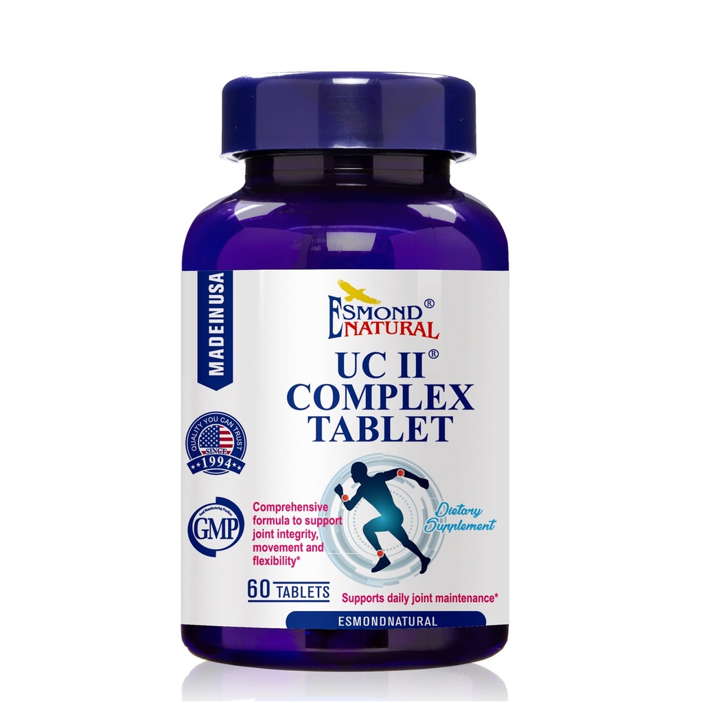 UC II Complex (Comprehensive Formula to Support Joint Integrity, Movement and Flexibility), GMP, מוצר טבעי Assn Certified, Made in USA - 60 טבליות