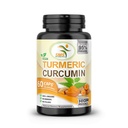 Pure Turmeric Curcumin 1000 מ"ג Black Pepper לחלץ 95% CURCUMINOIDS, Non GMO, הגדלת Absorption, Gluten Free, 500 מ"ג 60 קפסולות Veggie