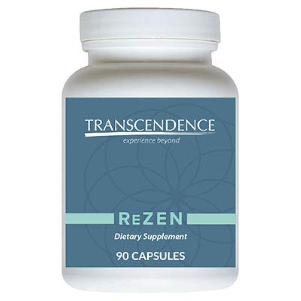 TRANSING THE GENESIS of GOOD HEALTH ReZEN Enzyme Band Supplement, Natural Transcendence Formula with ויטמין B6 תומך במערכת עצבית בריאה, 90 קפסולות