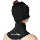 ComfiTech Cold Cap and Neck Ice Pack Wrap Gel Combo, חבילת טיפול עבור Head ו Cervical, Medium