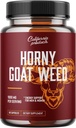 Hory Goat Weed for Women and Men - Herbal Complex Band תוספת עם Saw Palmetto לחלץ ג'ינסנג Maca Root ו-טונגקאט עלי אבקה - Mens Prostate Health Supplement with Hory Goat Weed Extractt