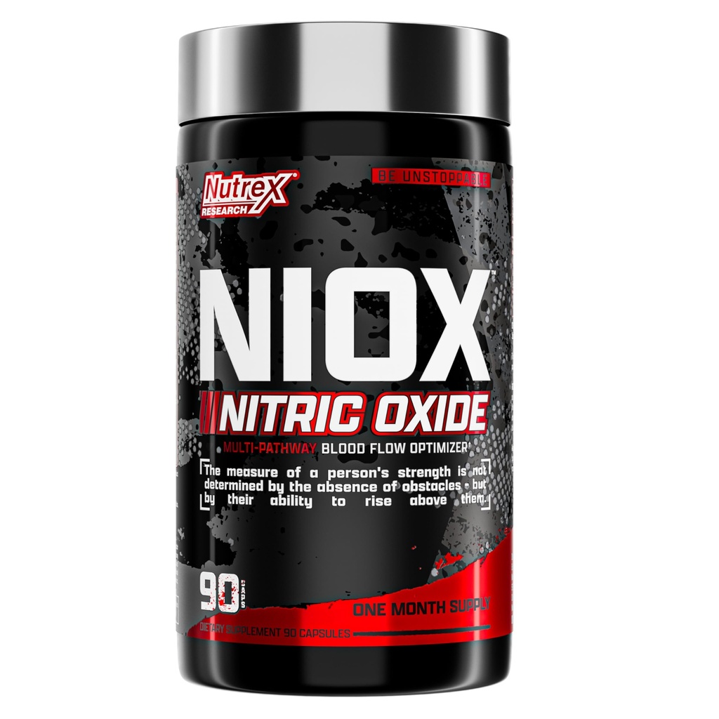 NIOX Extreme Pumps - 90-Count Pre-Workout משאבה תוספת עם Arginine Nitrate, ויטמין C, AstraGin עבור משאבת שרירים, וחילוניות, אנדורנס, NO3-- T