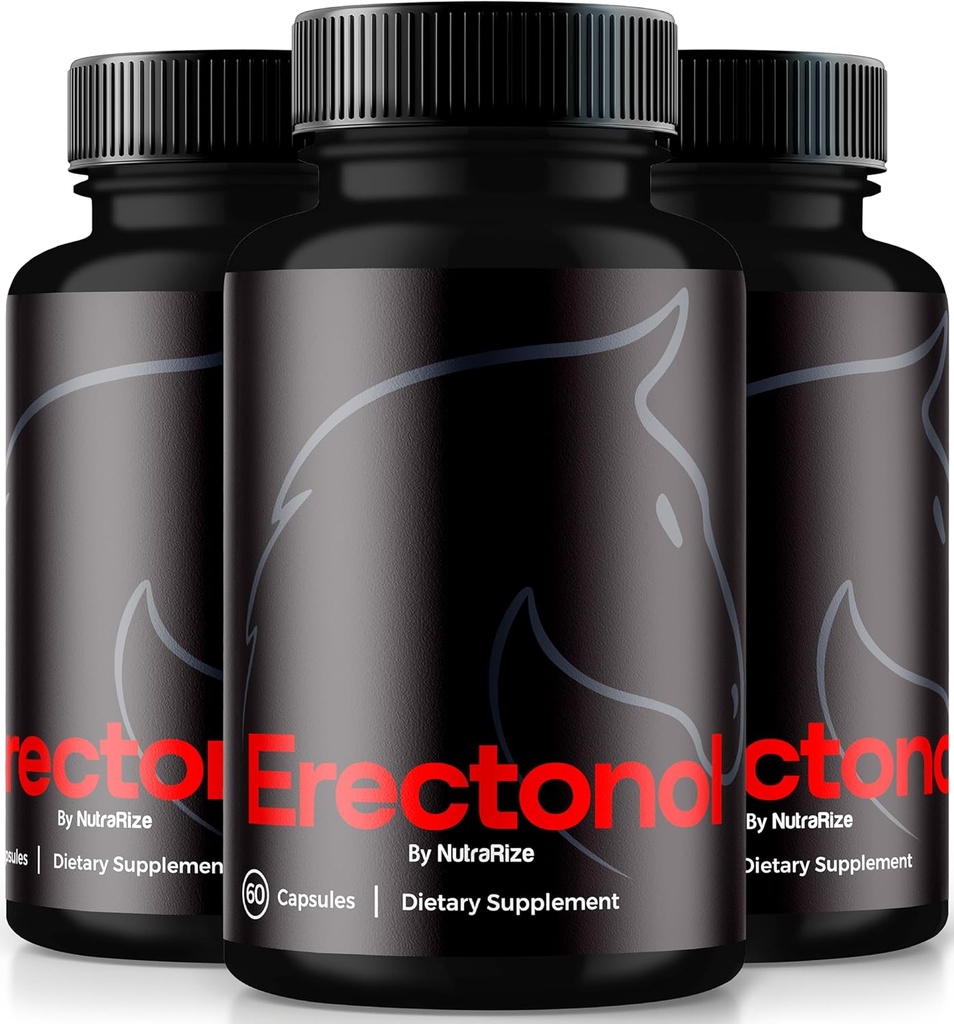 (3 Pack) Erectonol קפסולות לגברים, Erectonol זכר דיאטה תוספת, יומית פורמולה עבור בריאות גברים ו Peak Performance, גלולות פורמולה מתקדמות עבור סגנון חיים פעיל, ביקורות (180 קפסולות)