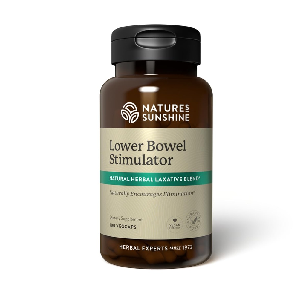 שם הסרטון: Nature's Sunshine Lower Bowel Stimulator - Helps Relieve Constipation - ניקוי ודק את הקולון שלך עם צמחי מרפא טבעיים - 25 משרתים - 100 Vegcaps