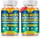 ים אורגני חי של הטבע Mos Softgels עם שמן Black Seed, Ashwagandha, Bladderwrack, ג'ינג'ר, Burdock Root, Manuka Honey, Cinnamon for Immune System, Skin, Energy, 90 Softgels, 2 Packgels, 2 Packdderw, 2 Packdderwrack Root, Burdock Root, Manuka Honey, Cinnamon for Immune System, Skin for Immune System, Skin, Skin, Energy, 90 Softgels, 90 Softgels, 2 Packgels, 2 Packgels, 2 Packgels, 2, 2 Packdder