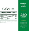 Nature's Bounty Calcium Carbonate & ויטמין D, תומך בבריאות Immune & Bone בריאות, 600mg Calcium & 800IU ויטמין D3, 250 טבליות (Pack of 2)