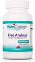 תוספי תזונה חינם Aminos - Essential Amino Acids Complex, Lean שריר תמיכה, קפסולות צמחוניות - 100 Count Count
