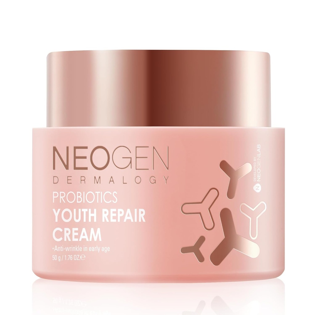 [K-Beauty] Neogen Dermalogy Probiotics Youth Fix Skin Cream Face Lotion w/Superprobiotics, Collagen & 11 Peptides Skin Fix Cream 1.76 oz