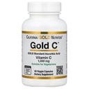 California Gold Nutrition CTM, USP דרגה ויטמין C, 1000 מ"ג, 60 קפסולות Veggie