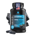 ד"ר רובינה הפעילה קפסולות Charcoal 1200 מ"ג - קוקוס- Shell Carbon for Gas & Bloating Relief, Digestive Comfort & Next-Morning Support - טבעוני non-GMO - 100 Count, USA Made Made Carbon for Gas & Bloating Relief, Digestive Comfort & Next-Morning Support - טבעוני Non-GMO - 100 Count, USA Made Made Made