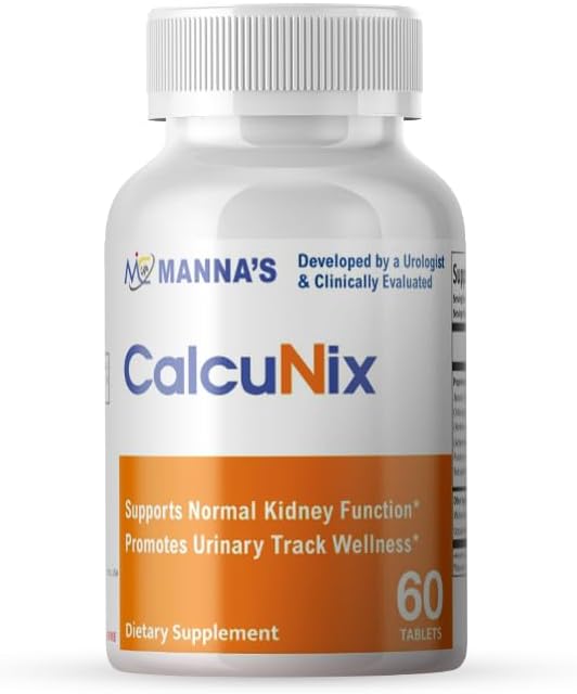 Manna CalcuNix Kidney תומך תוספי קידום Urinary Track 60 טבליות
